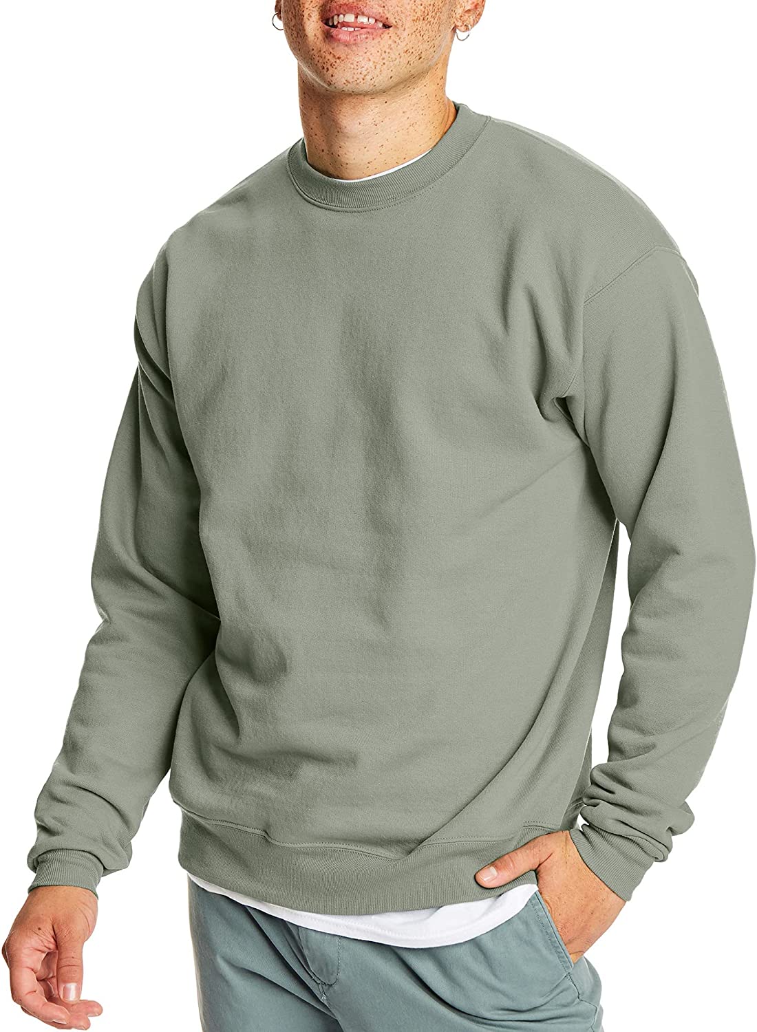 Hanes ecosmart hot sale crewneck sweatshirt