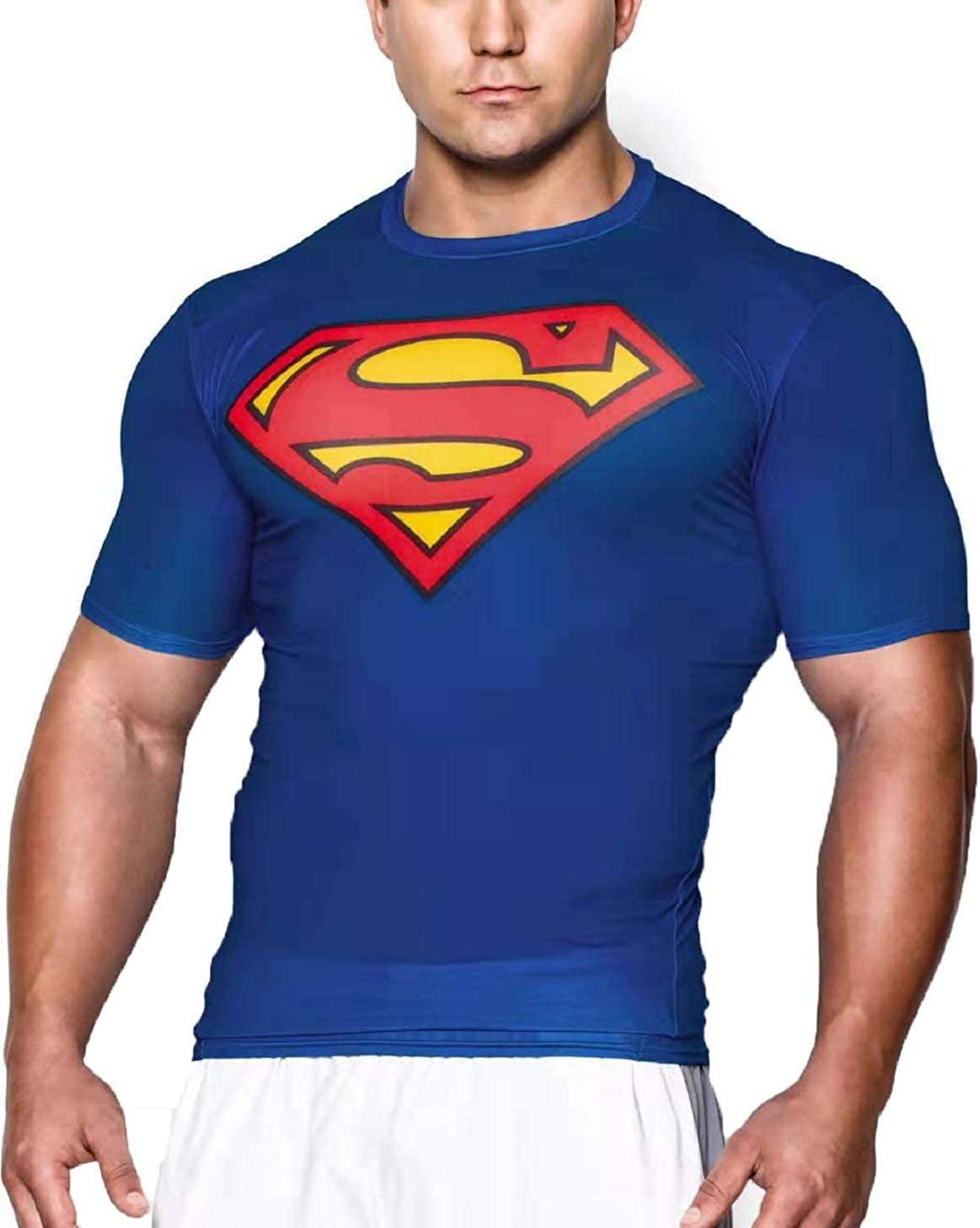 Men&#039;s Short Sleeve Super Hero Casual and Sports t Compression | eBay