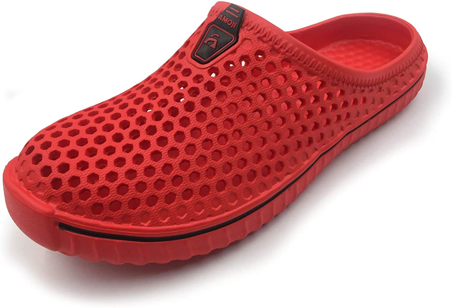 Amoji Unisex Clogs Garden Shoes Sandals Slippers AM1702 