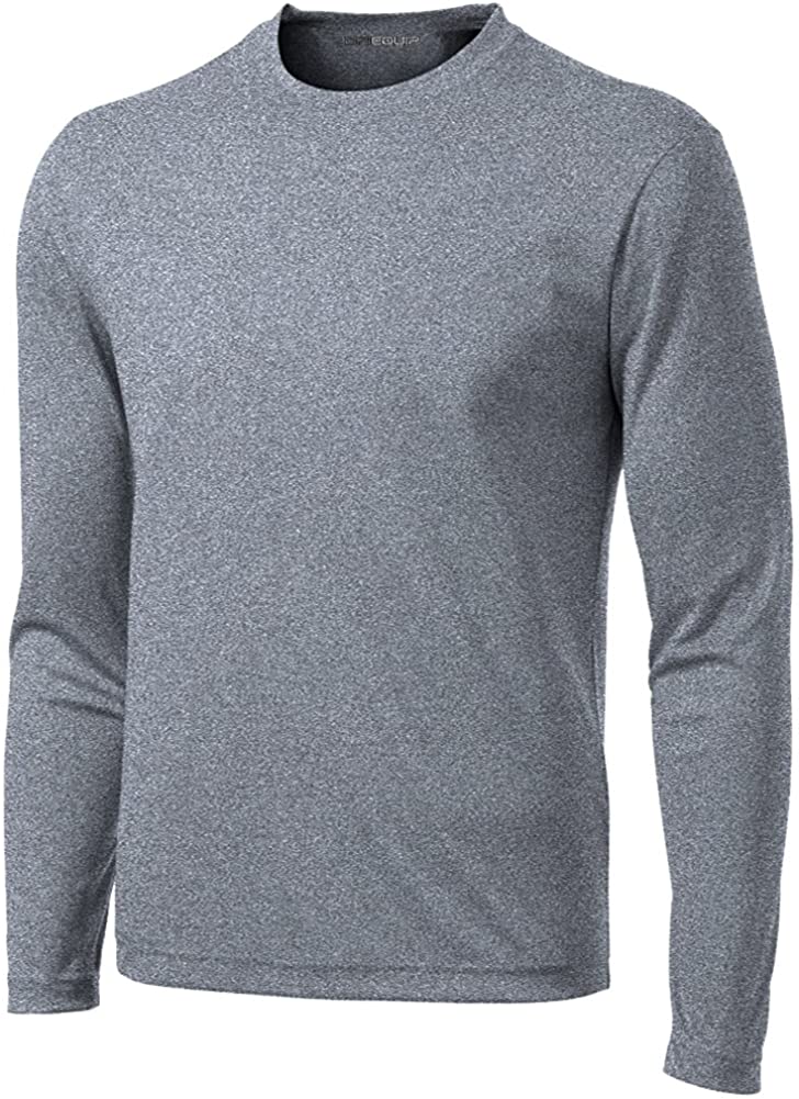 DRI-Equip Long Sleeve Moisture Wicking Athletic Shirts 