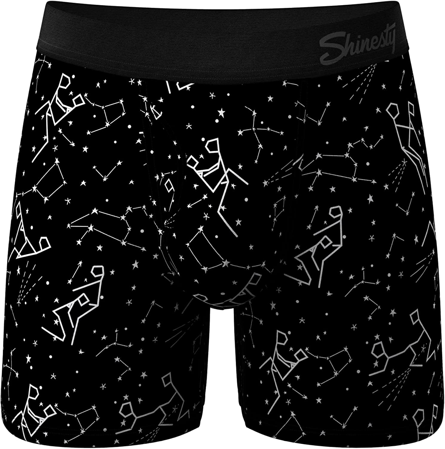 Shinesty Mens Boxer Brief w/ fly 3 Pack - Men's Ball Hammock Pouch Underwear  3 P