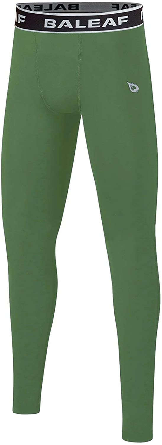 BALEAF Youth Boys'/Girls' Compression Pants Base Layer Yoga Leggings Sports  Tigh