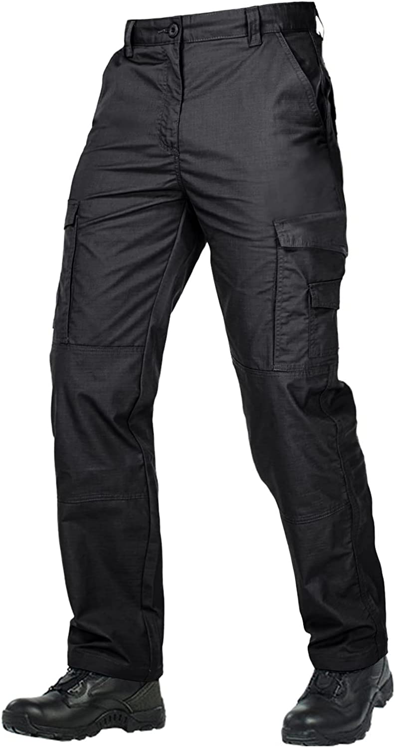 TRGPSG Men's Tactical Pants, Camo Hiking Pants, Military Ripstop Cargo  Pants, Mu