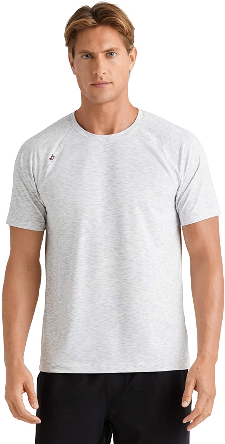 Rhone Men's Reign Short Sleeve Workout Shirt, Anti-Odor, Moisture Wicking,  Quick | eBay