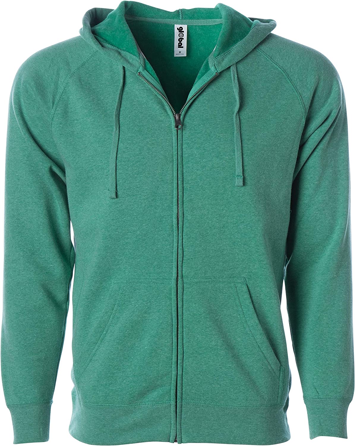 Global Blank Super-Soft Fleece Sweatshirts for Men and Women, Zip-Up Hoodie  : : Clothing, Shoes & Accessories
