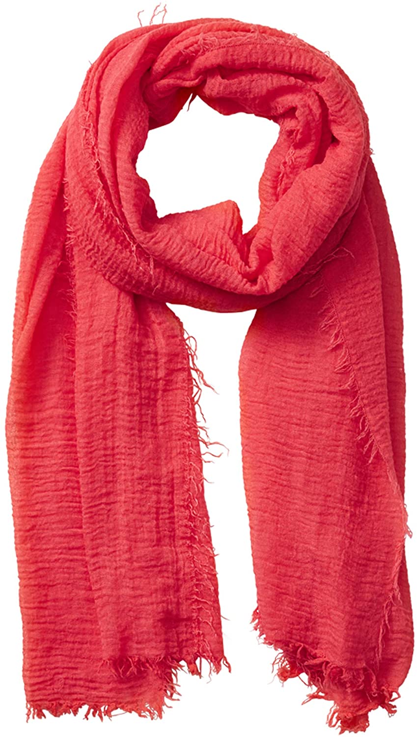 Tickled Pink womens Classic Soft Solid Lightweight Oblong Scarf 
