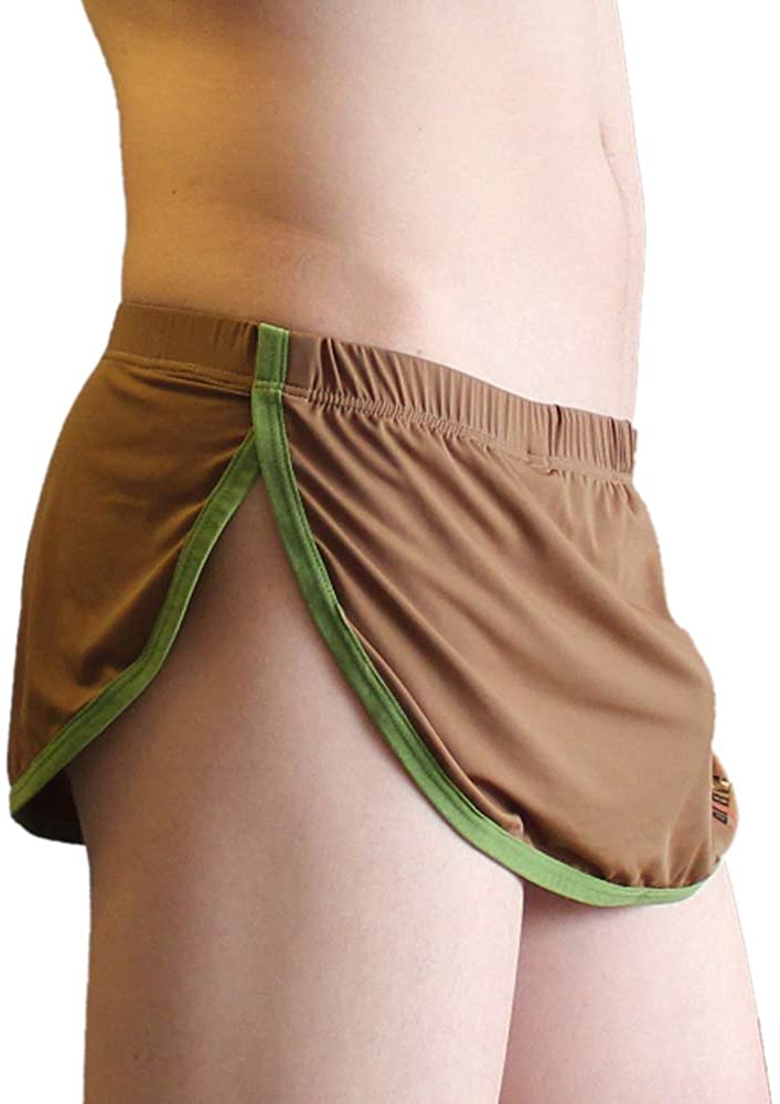 Men's Sexy Pouch Thong G-String Boxer Underwear Panties Home Sleep Shorts