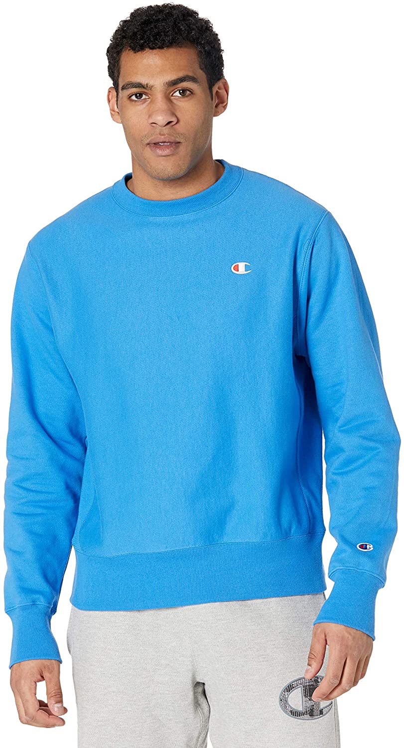 champion men's reverse weave crew