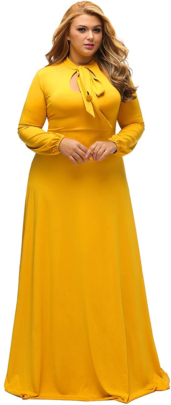 service Sind Giftig LALAGEN Women's Vintage Long Sleeve Plus Size Evening Party Maxi Dress Gown  | eBay