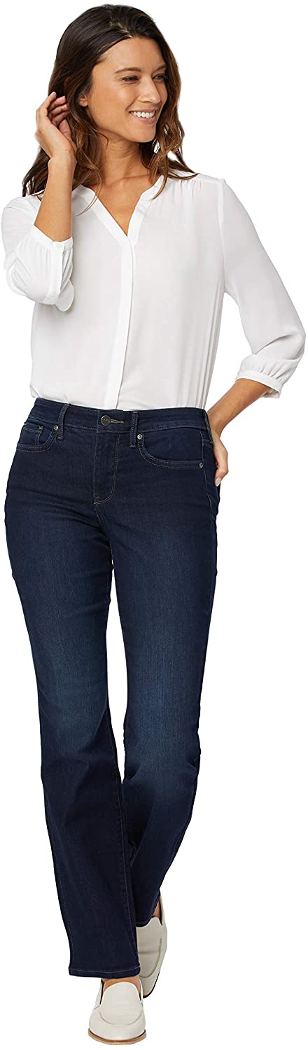 NYDJ Womens Womens Barbara Boot-Cut Jeans : : Clothing, Shoes &  Accessories