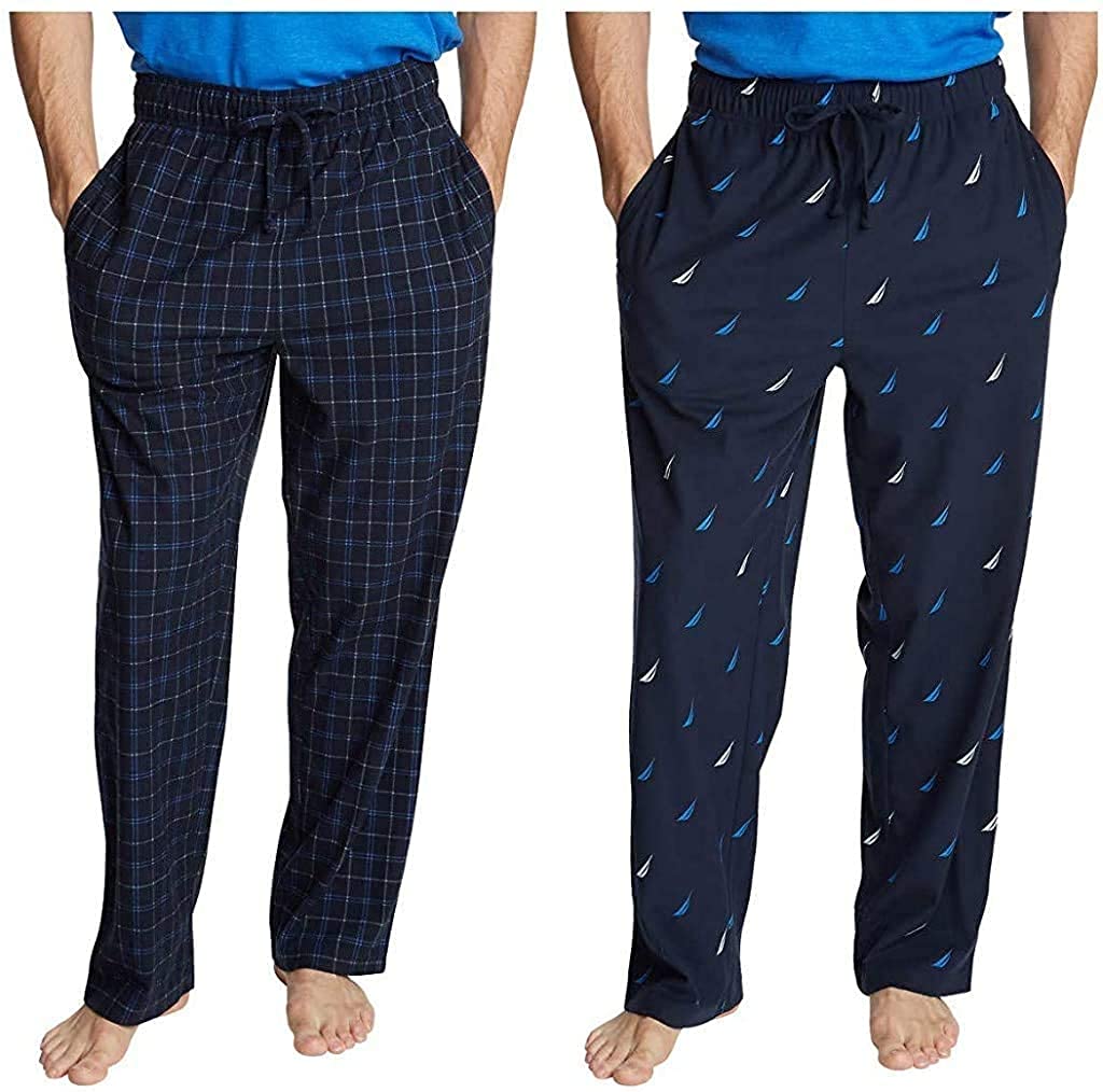 SOVA Men's 2-Pack Ultra Comfy Fit Micro Fleece Pajama Pants 2 pcs Set