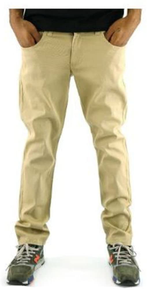 WT02 Men's Basic Color Twill Stretch Span Pants 