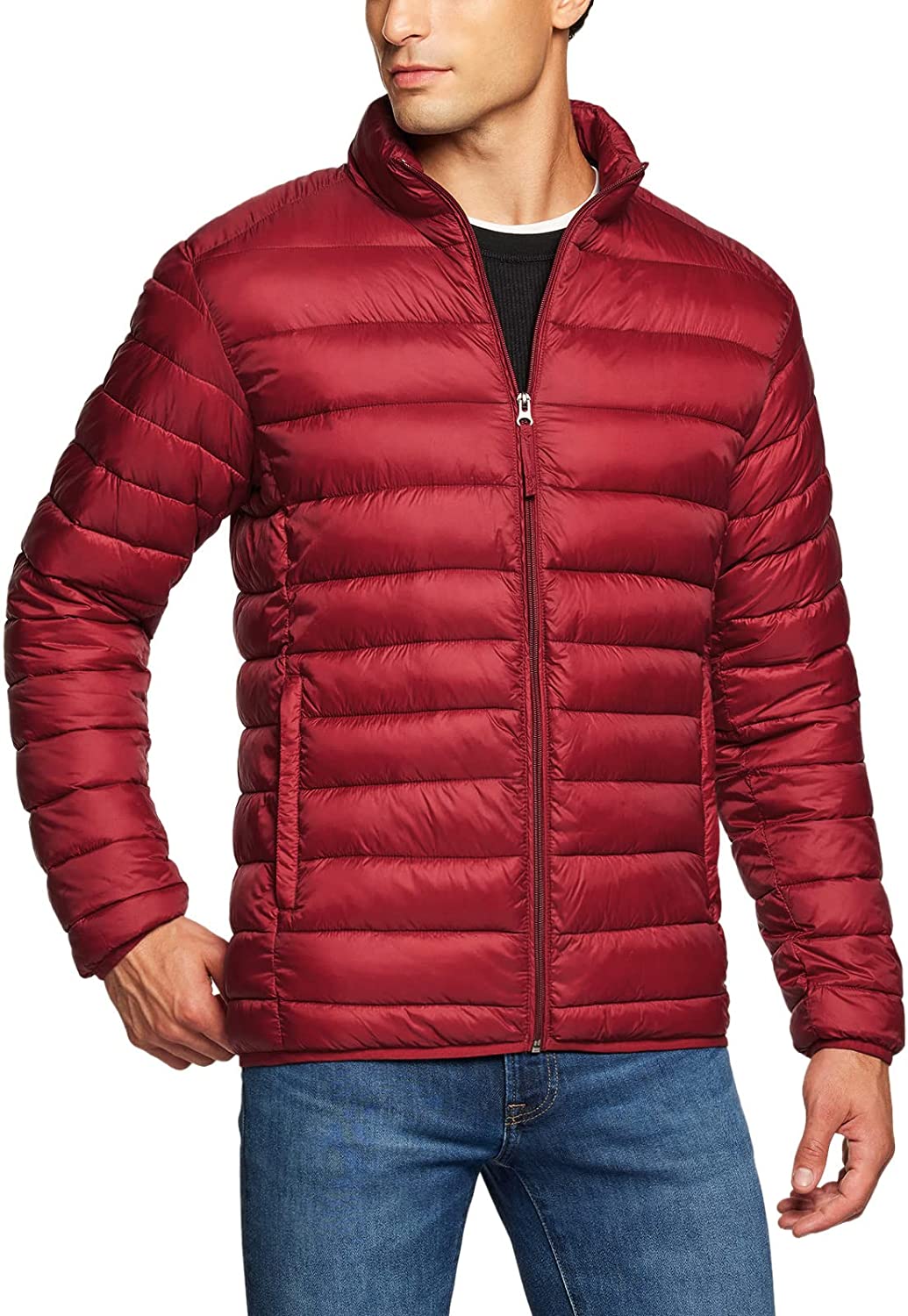 TSLA Men's Lightweight Puffer Jacket