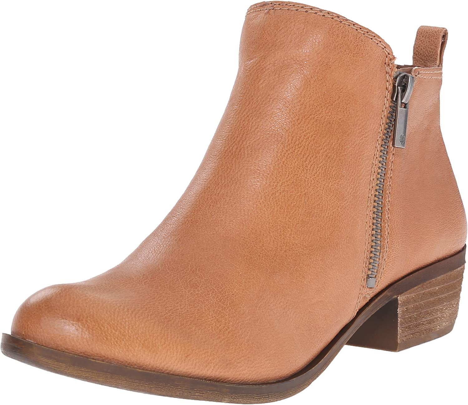 Pre-owned Lucky Brand Women's Basel Ankle Bootie In Wheat