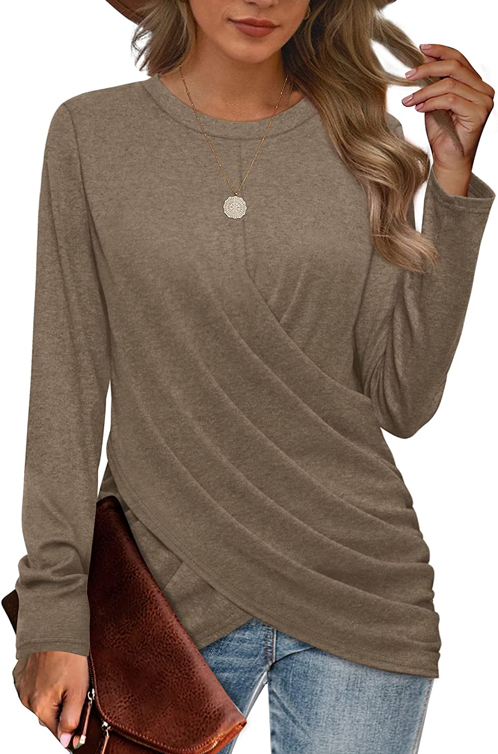 Jescakoo Fall Sweaters for Women Tops Long Sleeve Tops Front Buttons Ribbed  Tunic for Leggings Beige S : : Clothing, Shoes & Accessories
