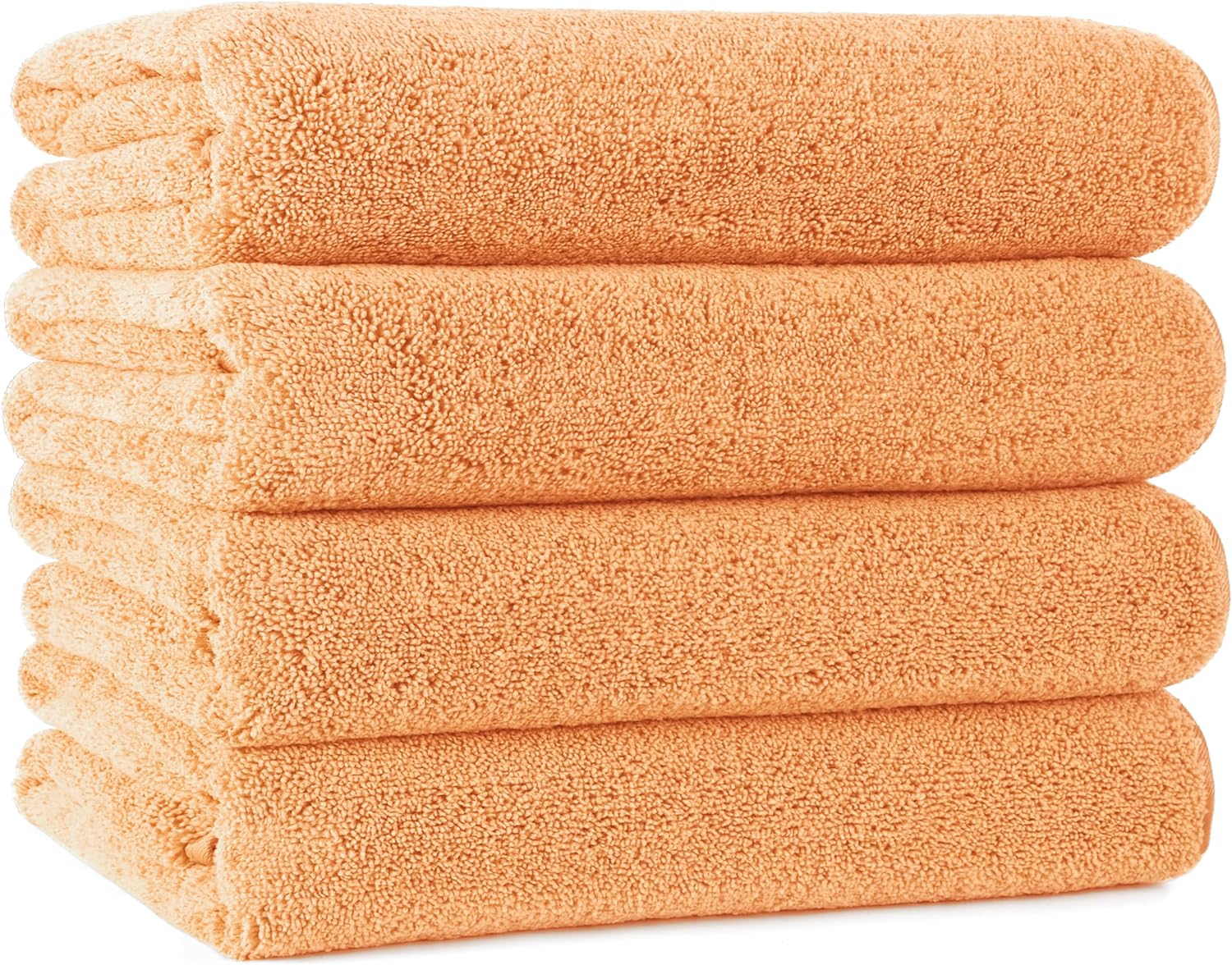 POLYTE Microfiber Quick Dry Lint Free Bath Towel, 57 x 30 in, Pack