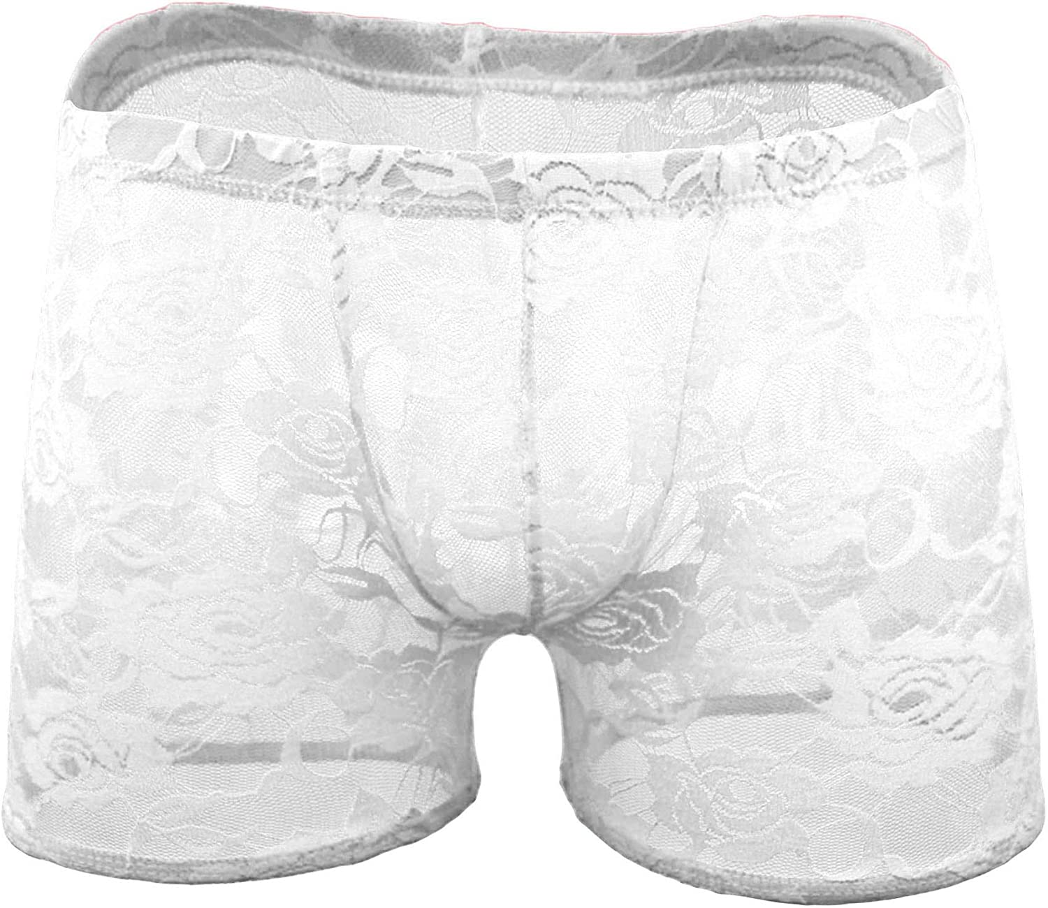 Extlps Transparent Lace Boxers Boxer Shorts Underwear for Sissy Boys