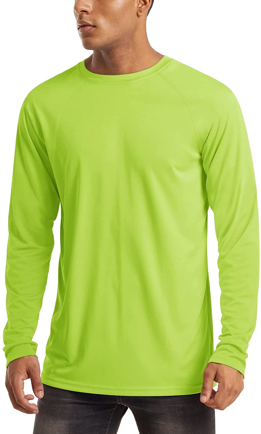 UV Long Sleeve Moisture Wicking Performance Athletic Shirt MAGCOMSEN Men's Sun Protection T-Shirt UPF 50 