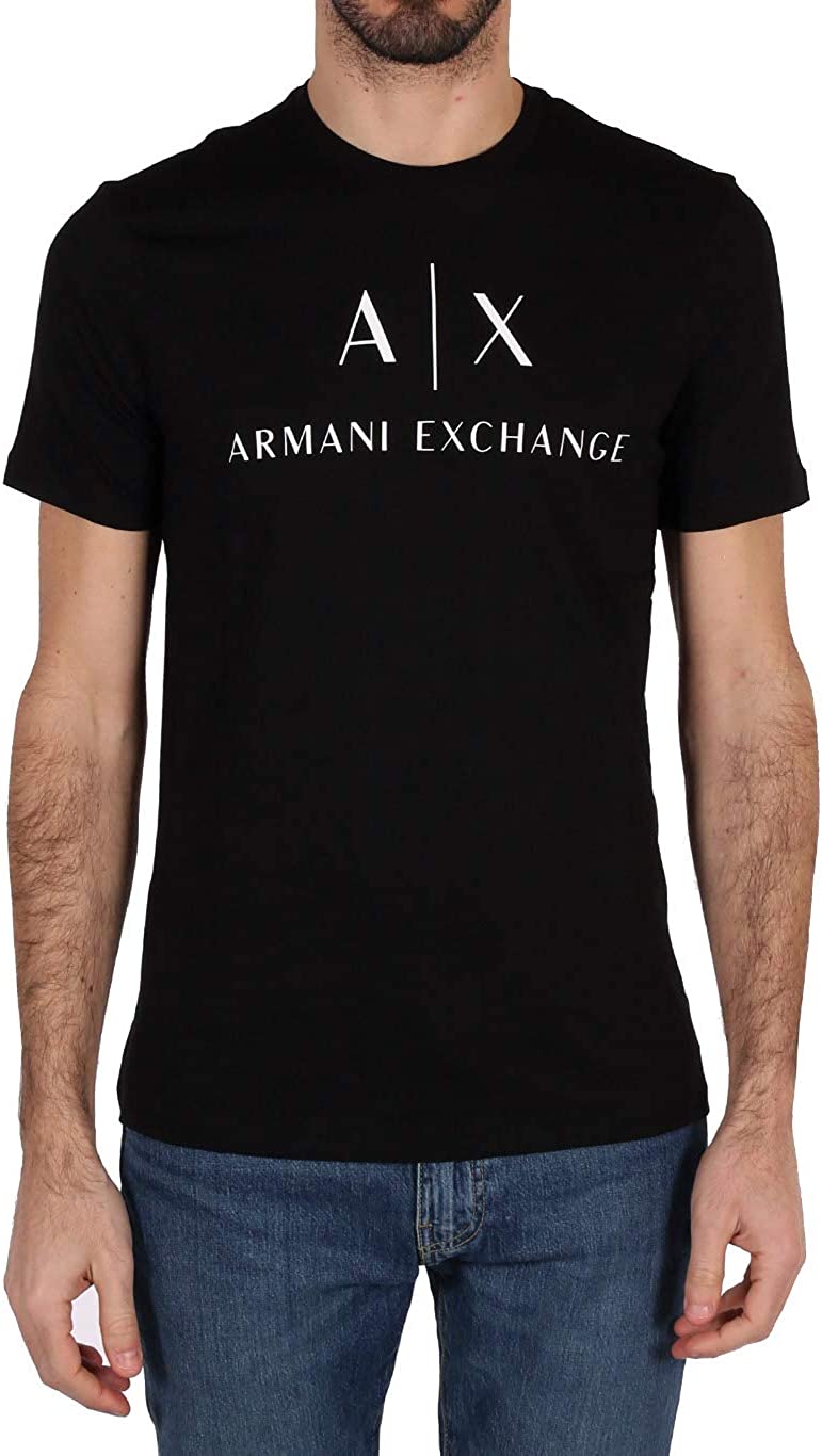 AX Armani Exchange Men's Crew Neck Logo Tee | eBay