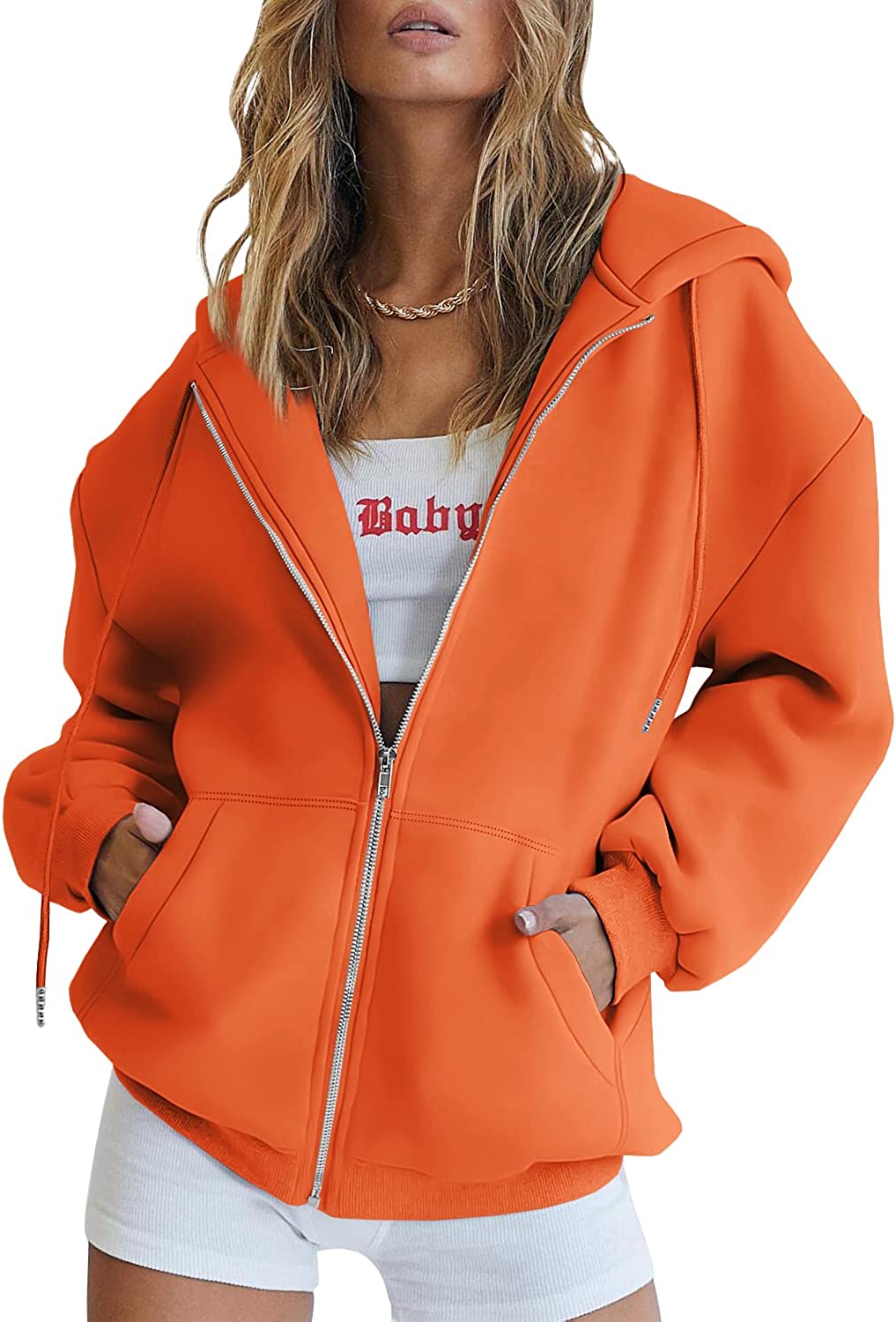 LOUIS VUITTON Jumper Jacket 36 Orange Authentic Women New Unused