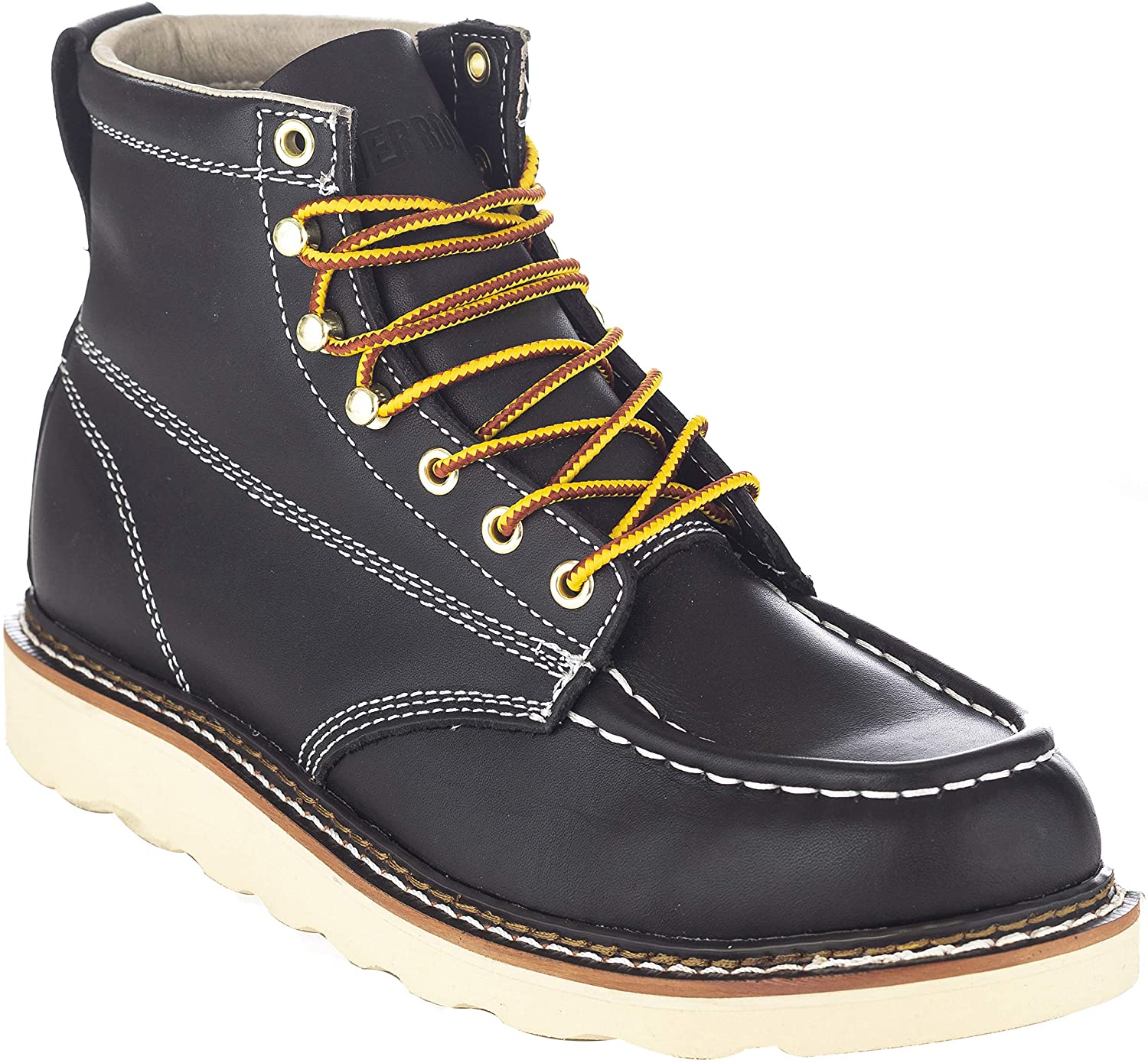 men's black leather casual boots