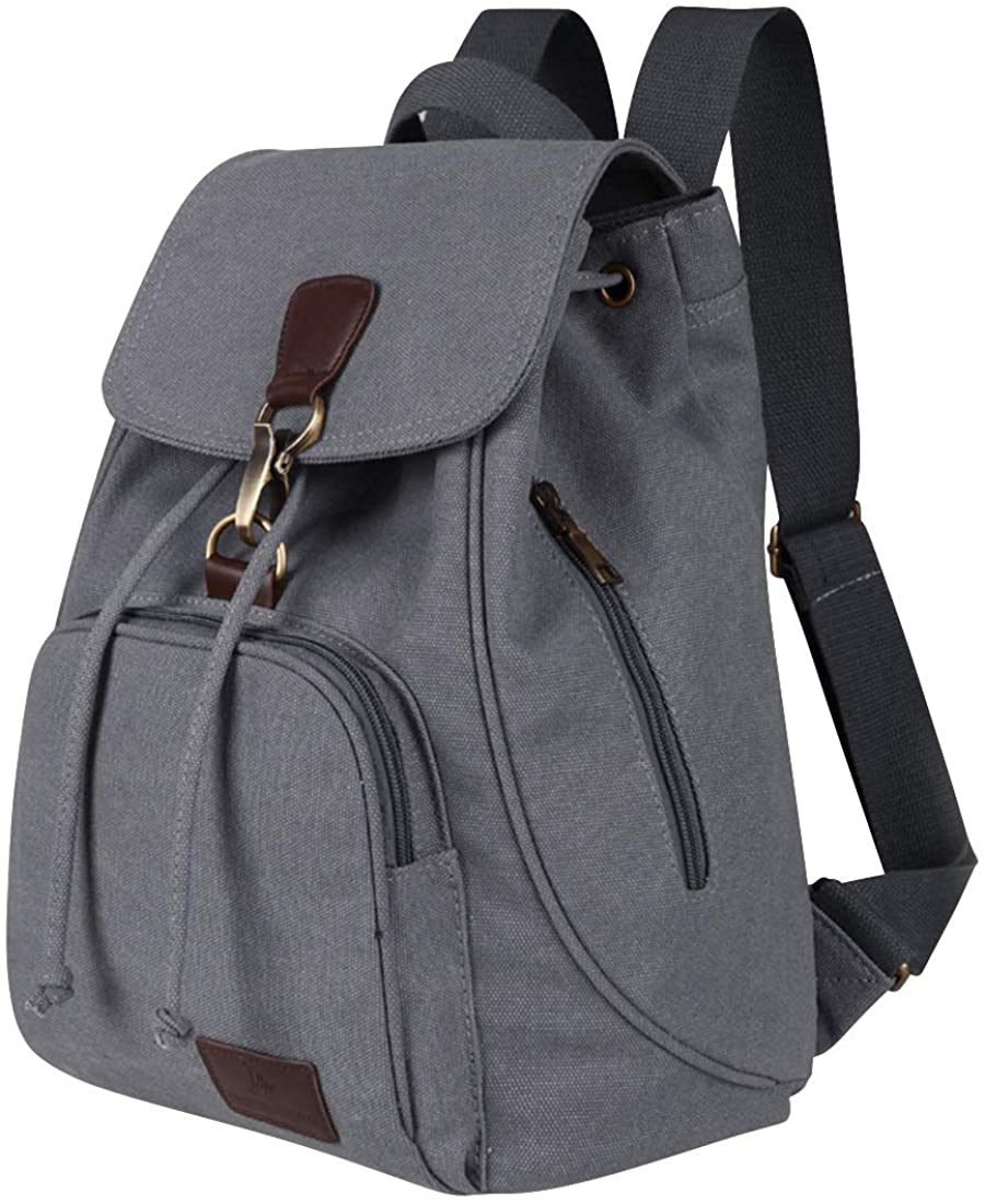 Casual Backpack School Bag Gym Travel Hiking Canvas Backpack Laptop Computer Bag 