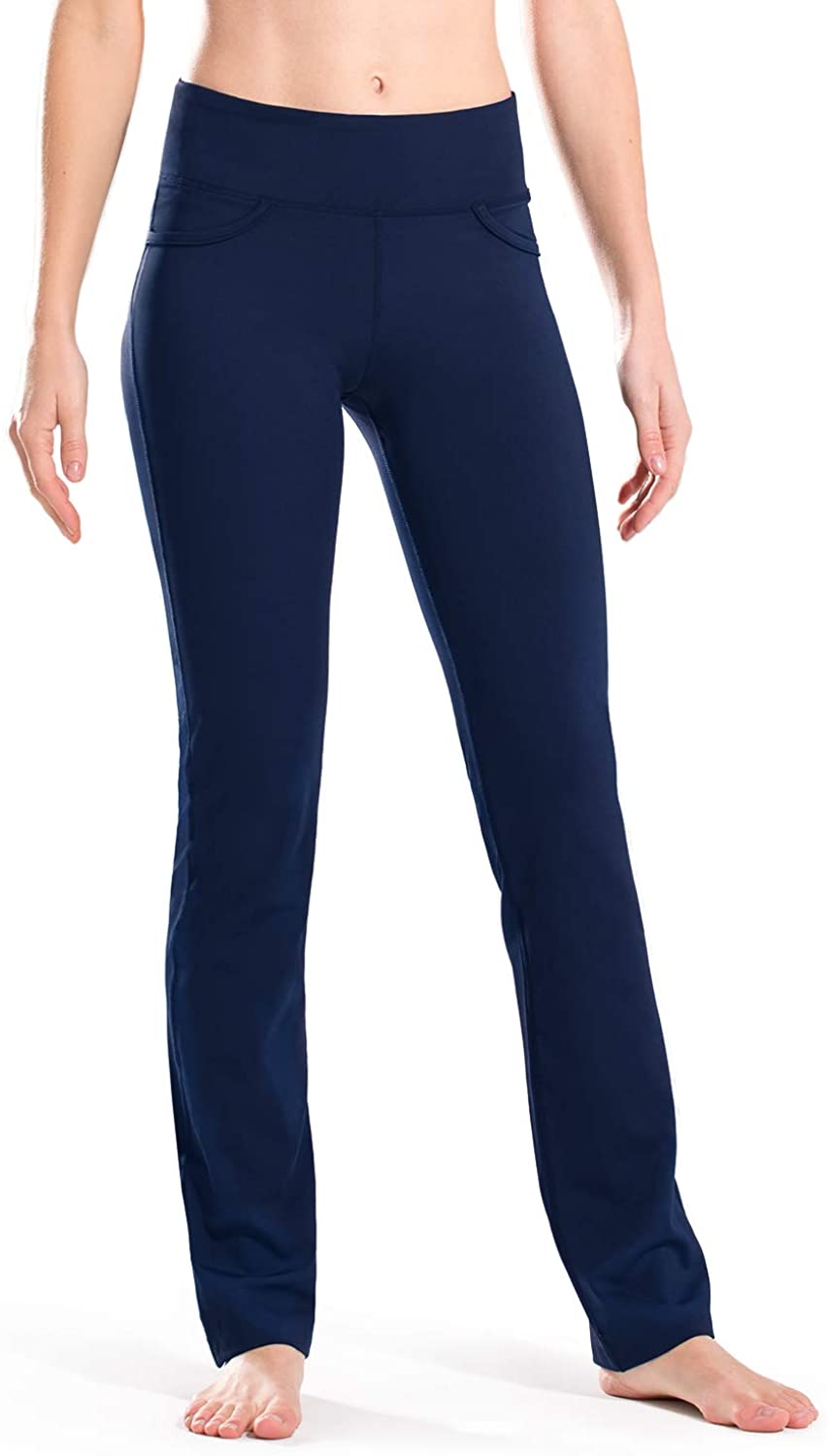 Mrat Women's Athletic Pants Full Length Yoga Pants Ladies Large Size  Fitness Sports Pants Dry Tight Height Waist Yoga Pants Female Pants Comfort  Blue