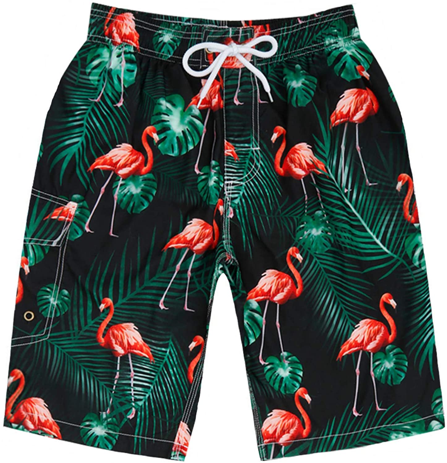 Quick Dry Beach Board Shorts for Men Novelty Pineapple Tropical