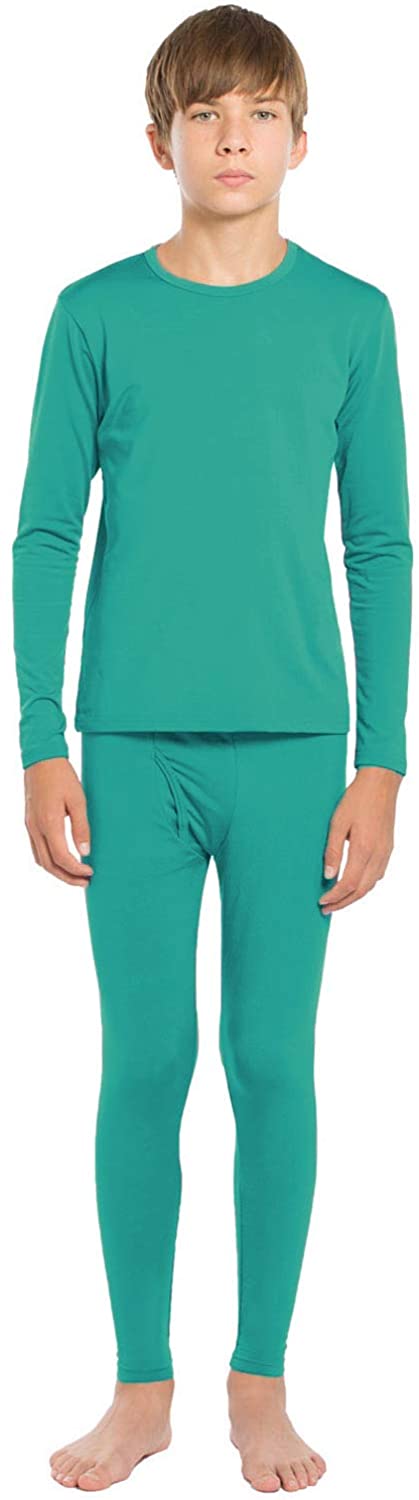 ViCherub Thermal Underwear Set for Boys Long Johns for Kids Base Layer  Fleece Lined Thermals 2 Sets Boy
