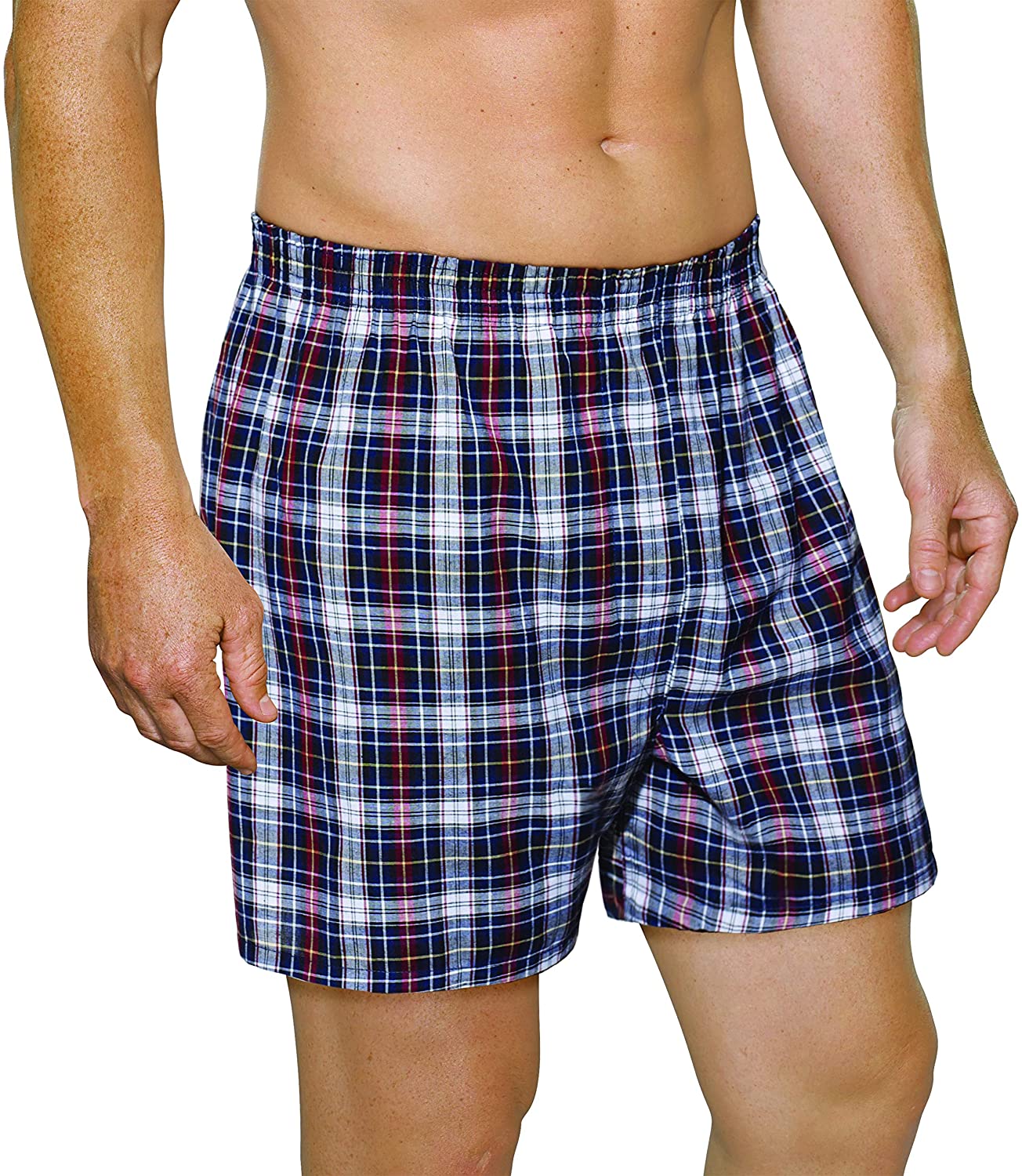 Fruit of the Loom Men's Tag-Free Boxer Shorts (Knit & Woven) | eBay
