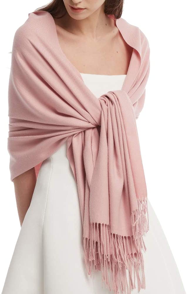 Womens Winter Scarf Cashmere Feel Pashmina Shawl Wraps Soft Warm Blanket  Scarves