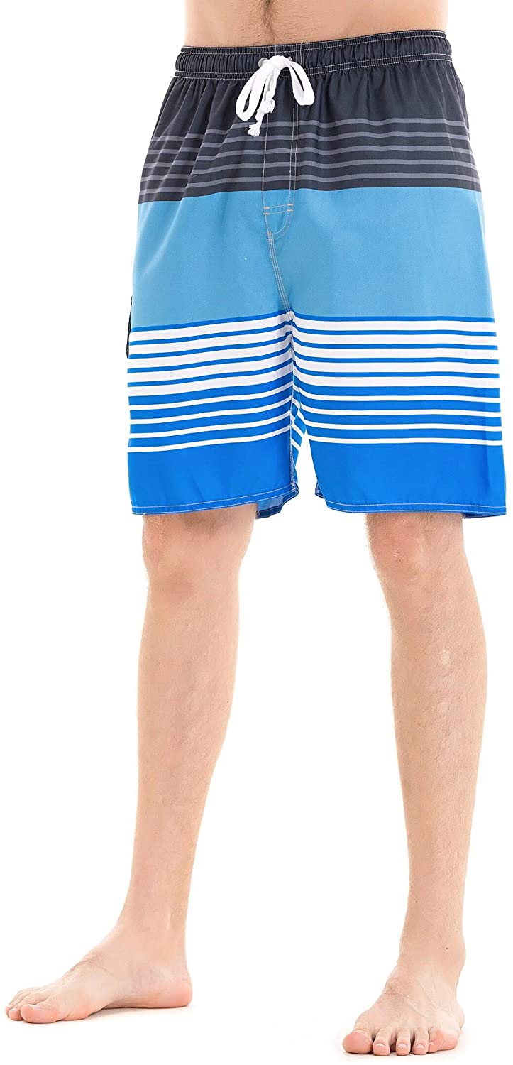 Clothin Mens Quick Dry Surfing Boardshorts with Pocket