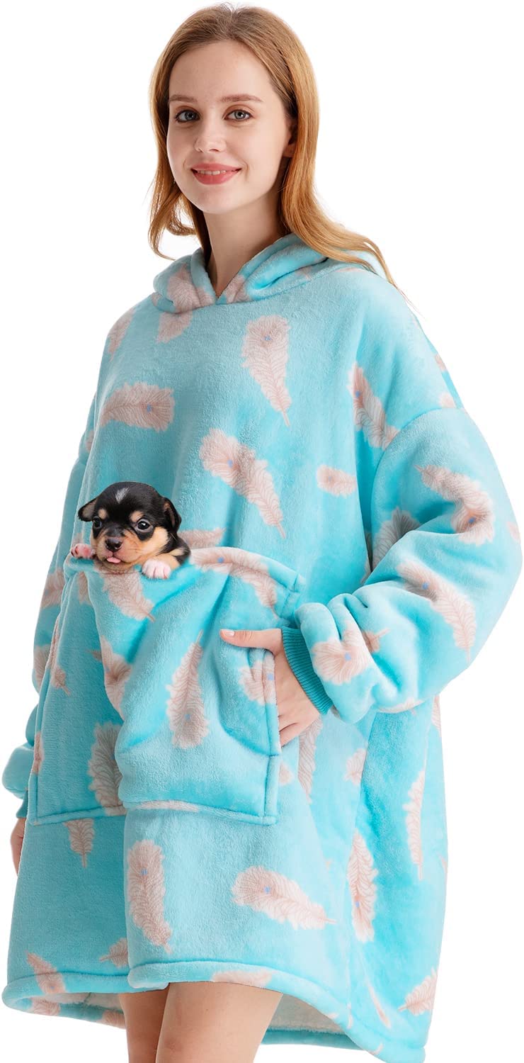  Aemilas Wearable Blanket Hoodie - Sherpa Cozy