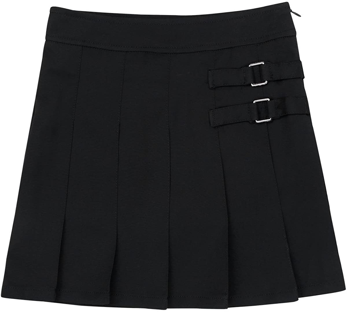 iEFiEL Kids Girls Plaid Pleated High Waist Schoolgirls A-Line Mini Tartan Skirt 