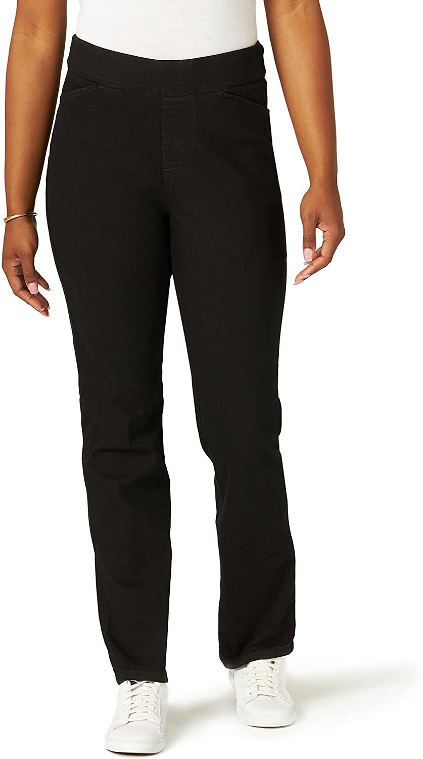 Chic Classic Collection Women's Easy-fit Elastic-Waist Pant | eBay