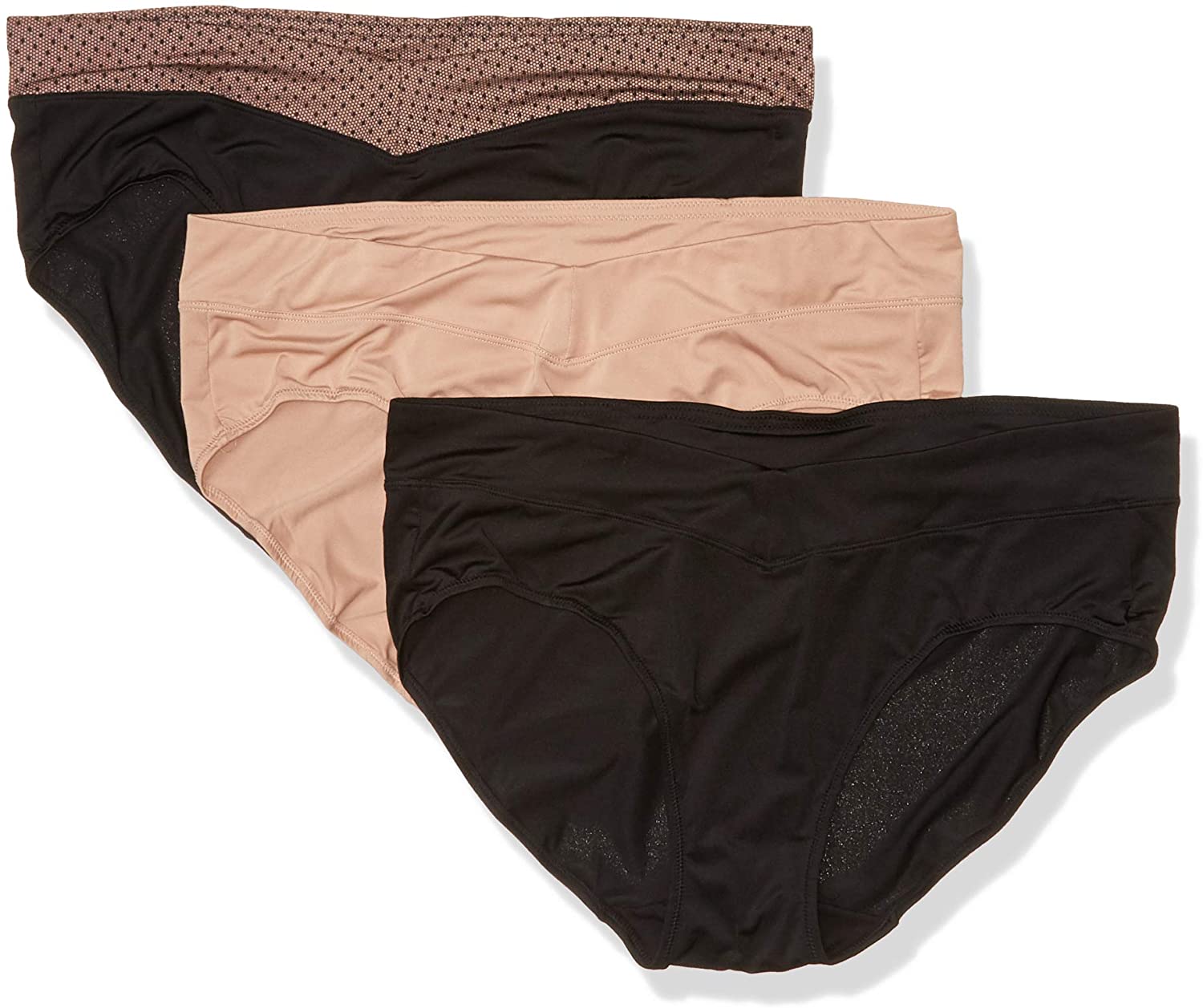 Warner's Women's Blissful Benefits No Muffin Top 3 Pack Hipster Panty  X-Large