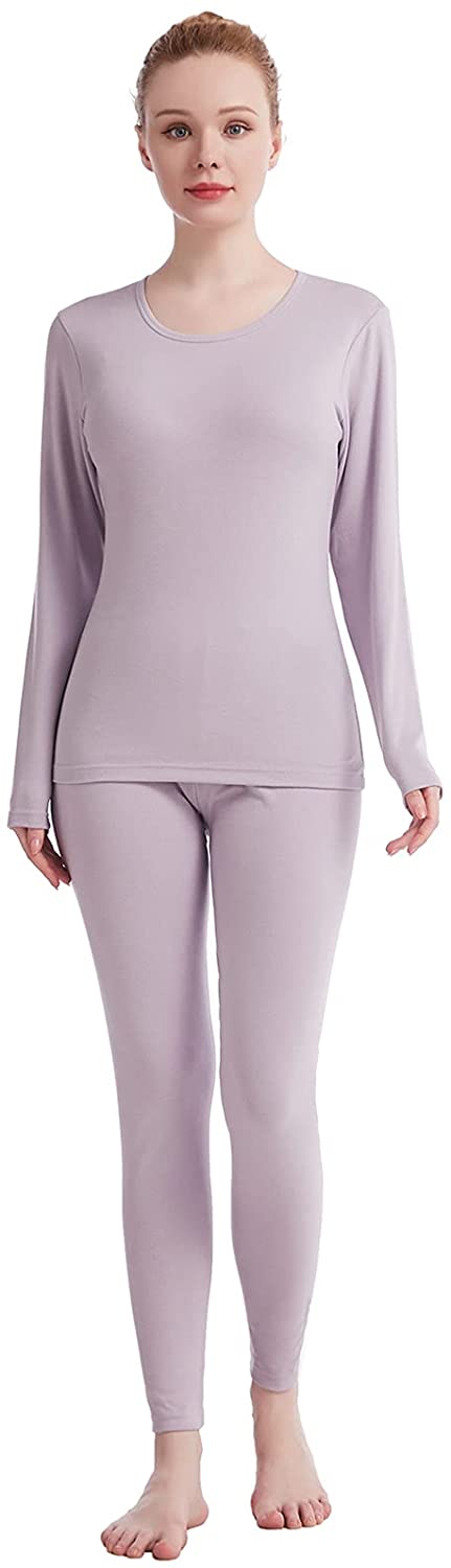 Thermal Underwear for Women Solid Ultra Soft Long John thermal