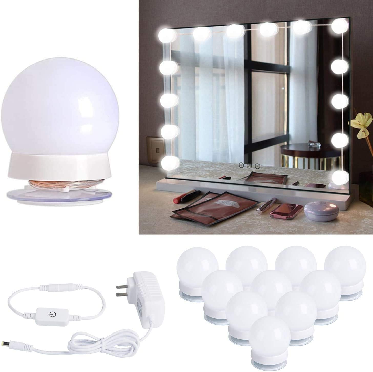 makeup mirror with lights led