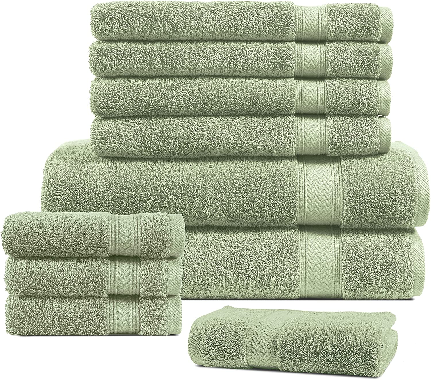 LANE LINEN 100% Cotton Bath Towels for Bathroom Set-Space Grey Bath Towel  Set, 2