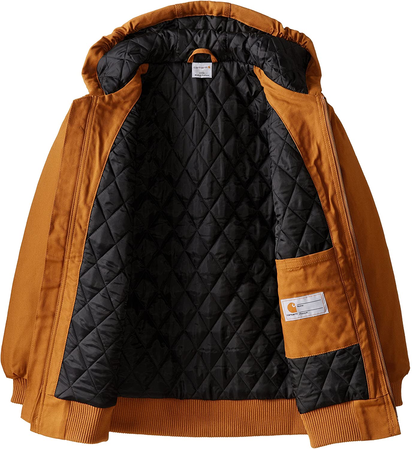 NWT Carhartt Boys  Active Jac Quilt Lined Jacket Coat 18-20 Size XL