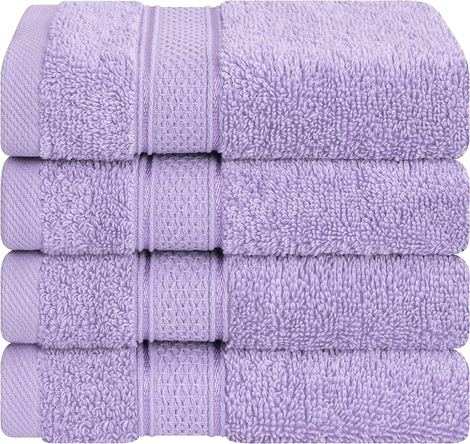 American Soft Linen Purple 6-Piece Turkish Cotton Towel Set