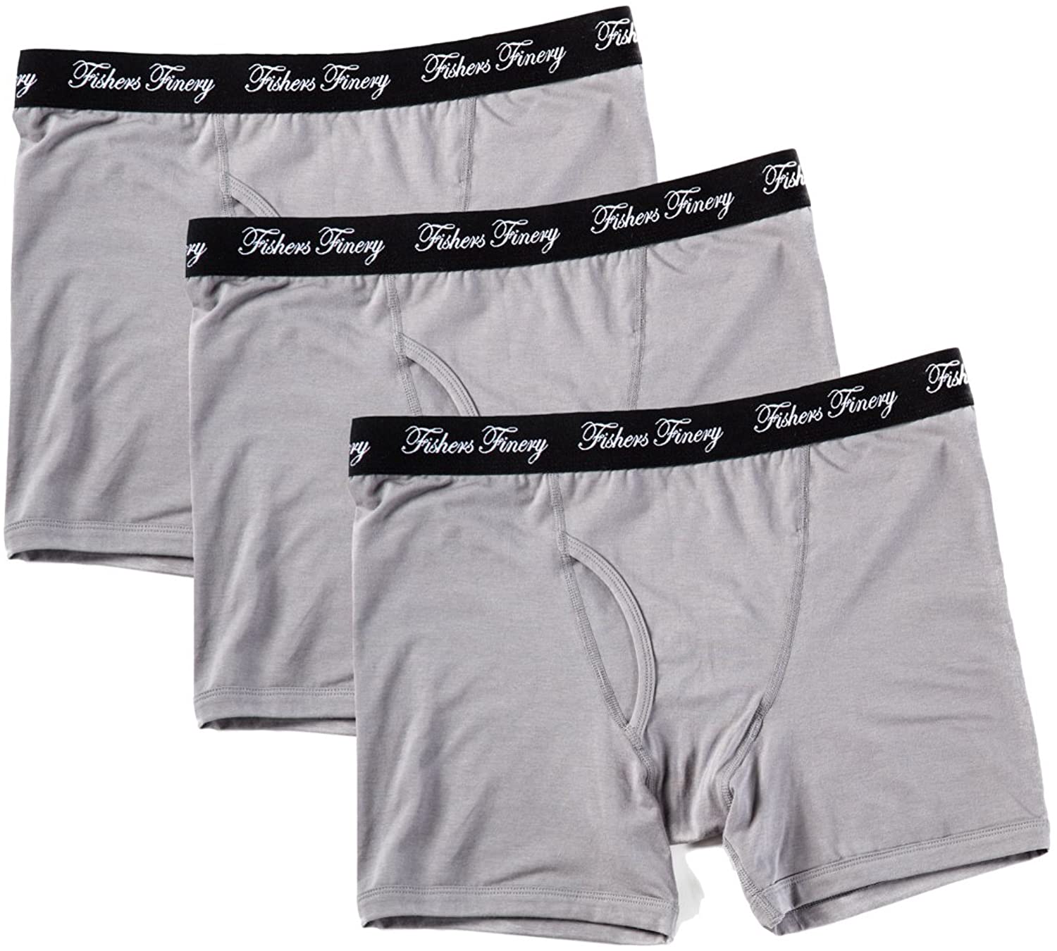 Fishers Finery Mens Modal Boxer Briefs Microfiber Althletic