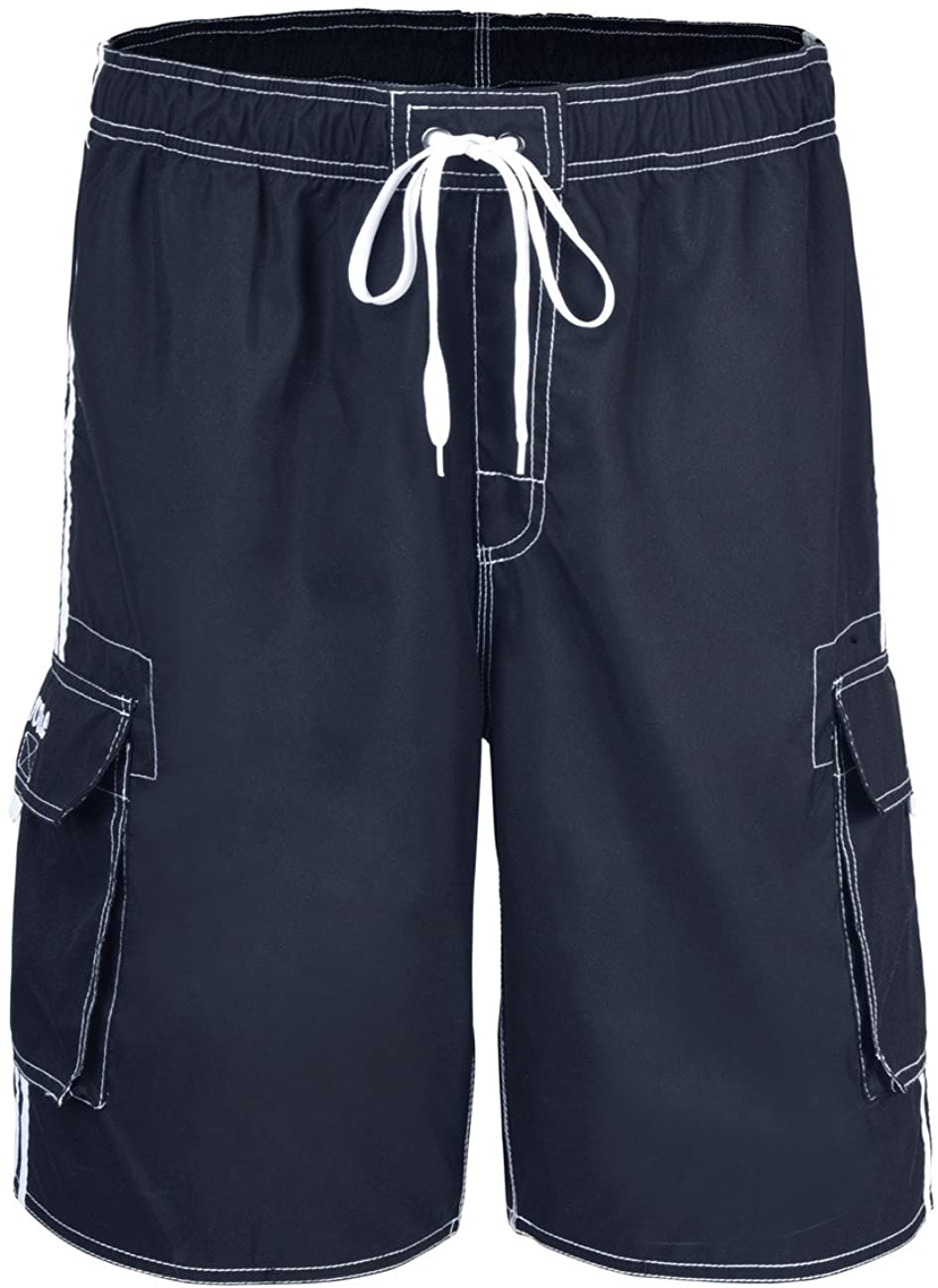 Board Shorts Nonwe Men's Beachwear Board Shorts Quick Dry with Mesh ...