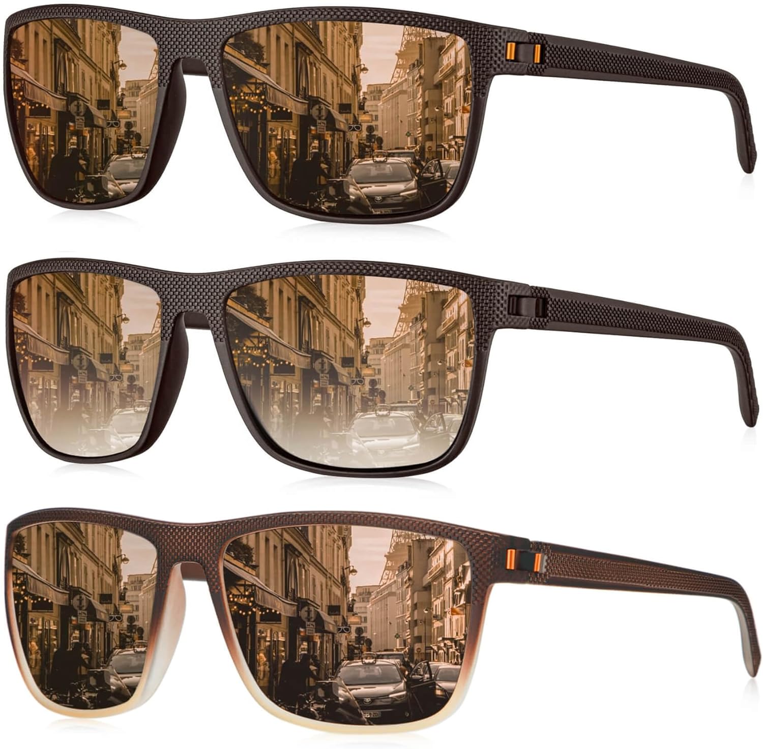 KALIYADI Polarized Sunglasses for Men, Lightweight Sun Glasses with UV  Protectio