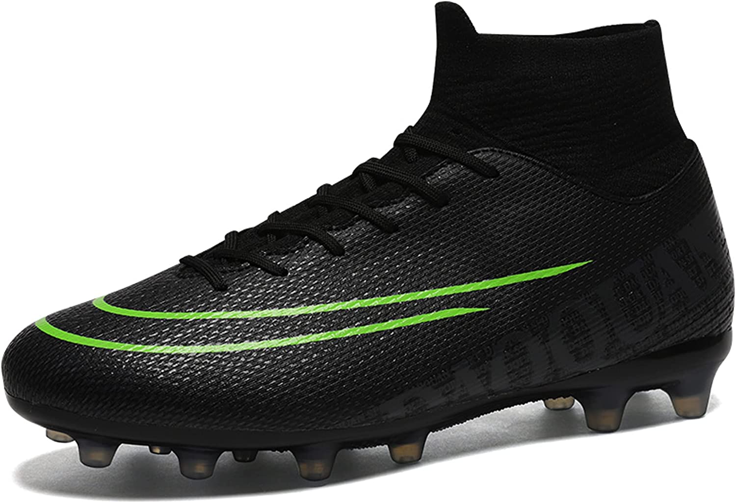 Men's Soccer Cleats Professional High-Top Football Shoes Outdoor Spikes  Soccer Shoes 
