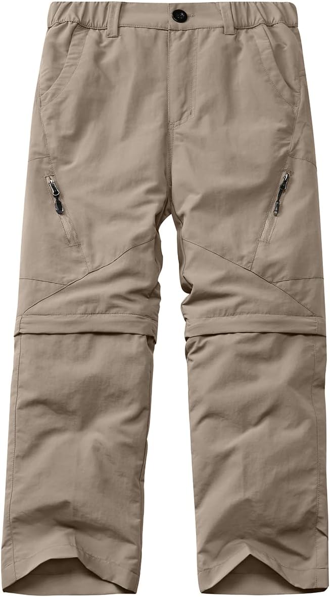 Kids' Cargo Pants, Boy's Casual Outdoor Quick Dry Waterproof