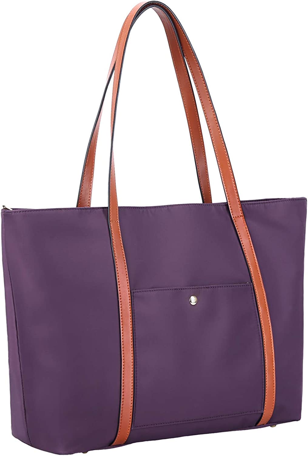 YALUXE Real Leather Shoulder Bag Medium Size Handbag