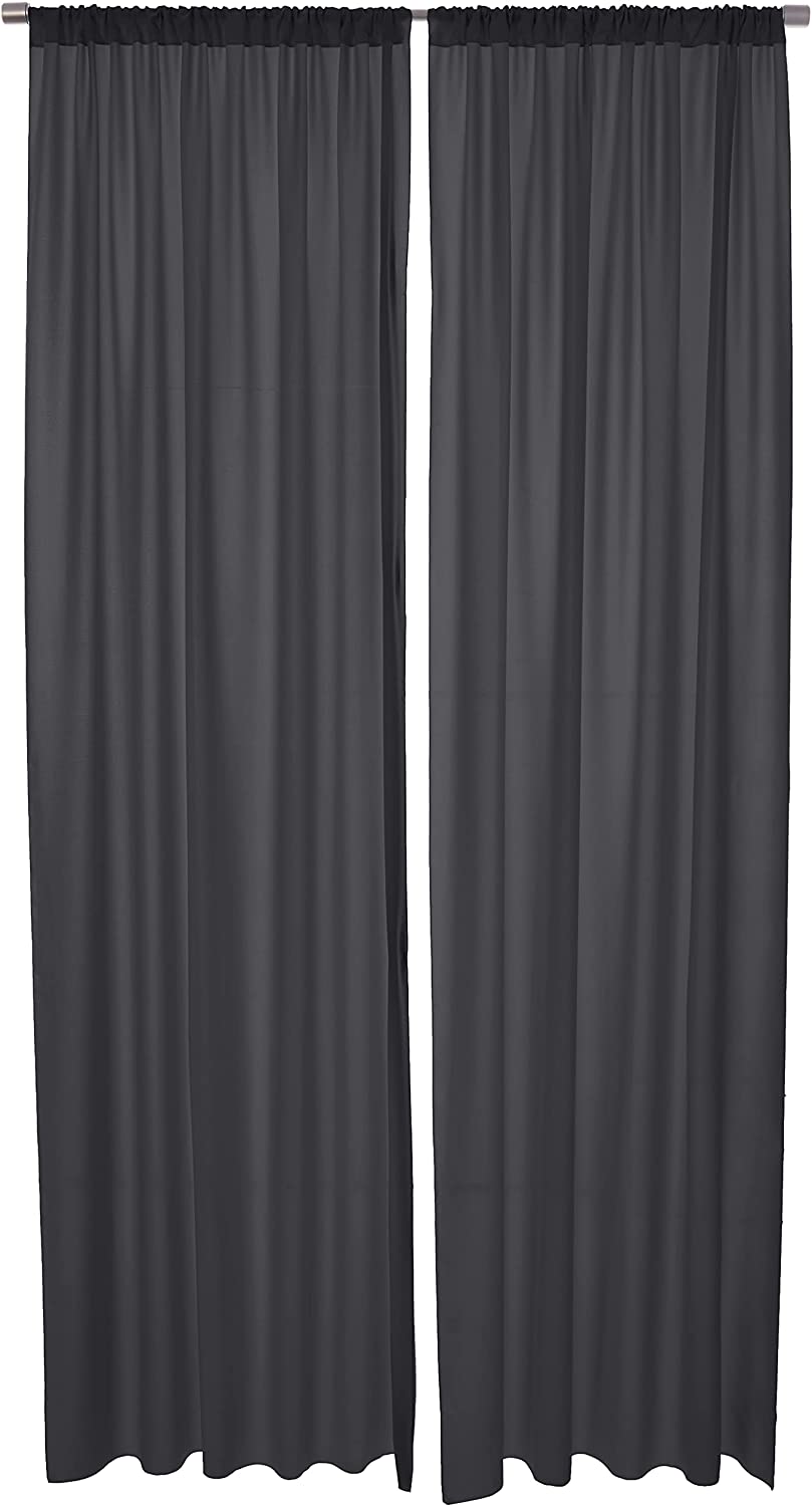 AK TRADING CO. 10 feet x 10 feet Polyester Backdrop Drapes