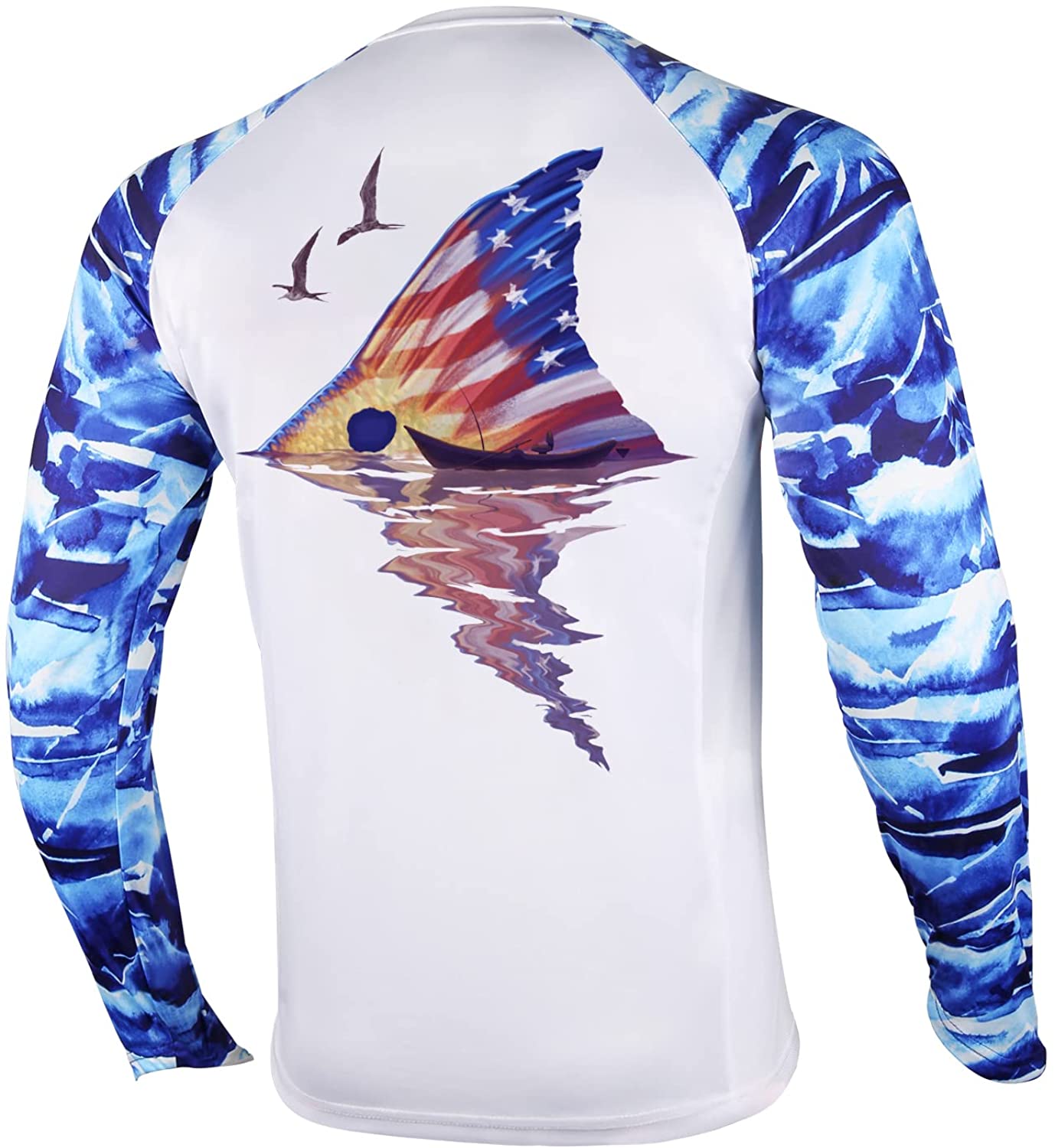 Affordable Wholesale uv protection long sleeve shirt men For Smooth Fishing  
