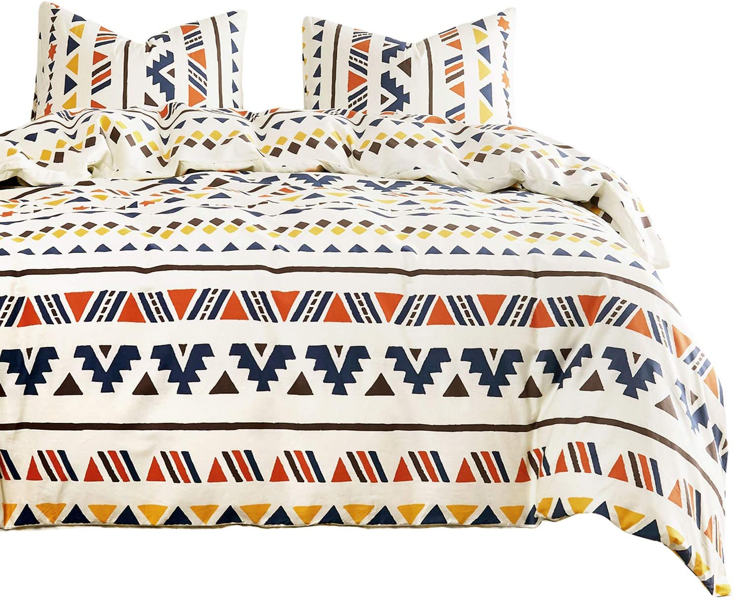 Aztec Comforter Set Details about   Wake In Cloud 100% Cotton Fabric with Soft Microfiber Fil 